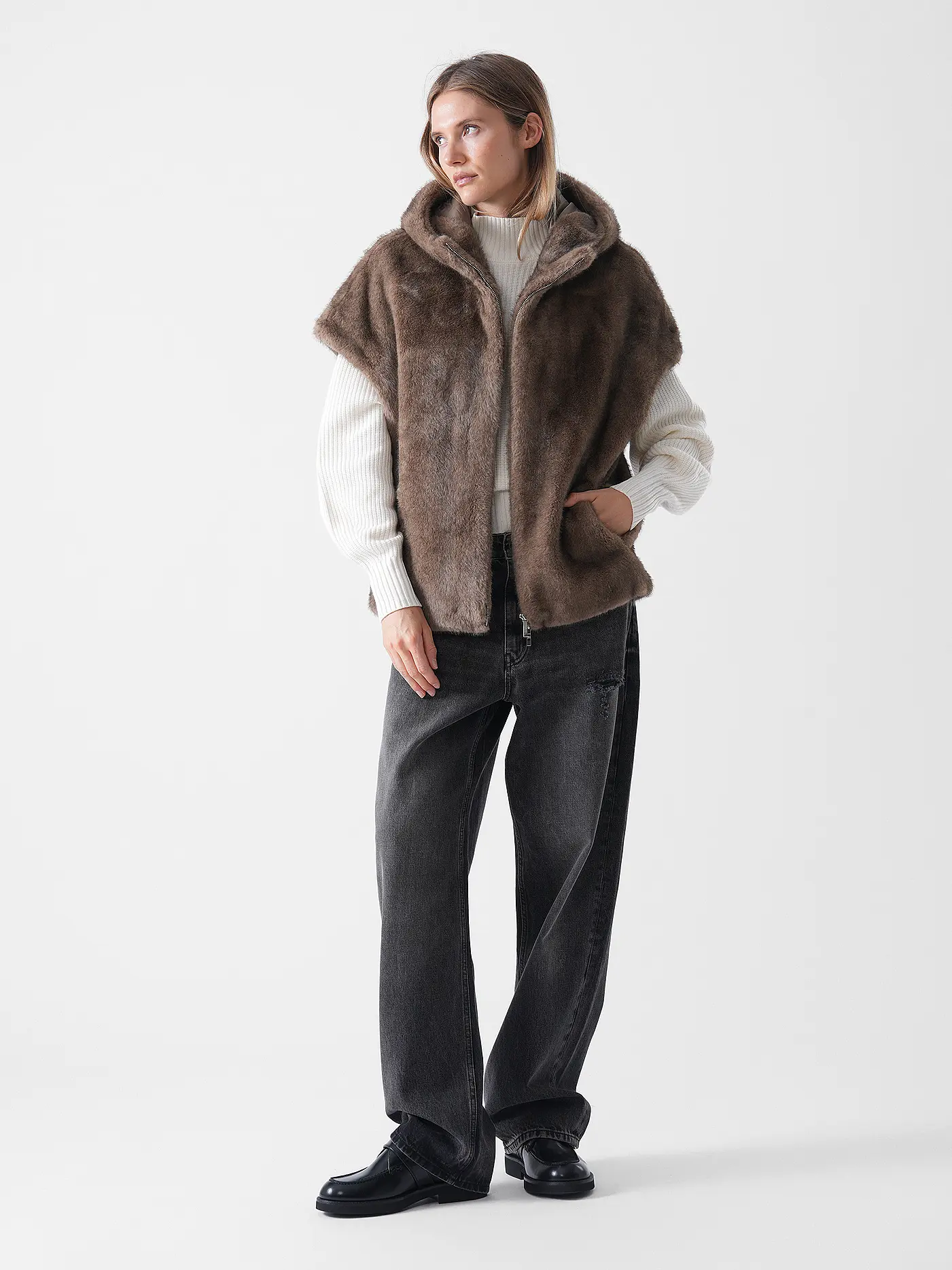 PRIDE TO BE | Jacke in Felloptik HOLA | 